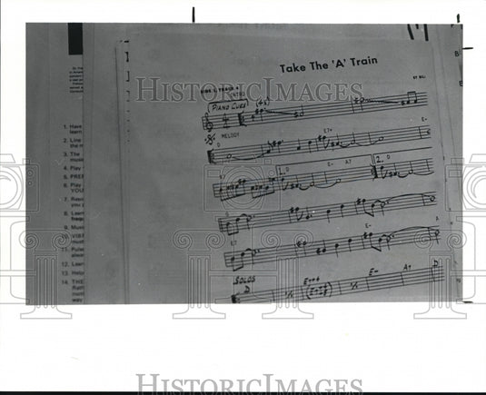 1991 Press Photo The Jazz standard so few note - cvb18100 - Historic Images