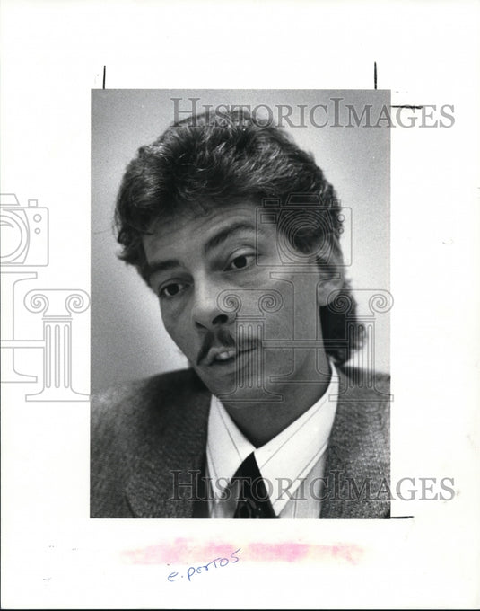 1989 Press Photo Mike McVay is a radio consultant - cvb18267 - Historic Images