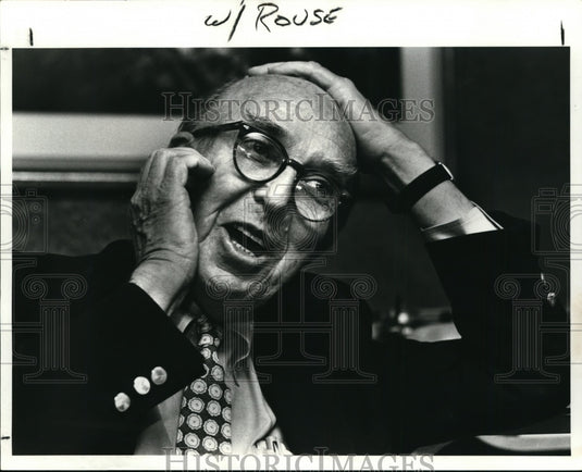 1982 Press Photo James W. Rouse - cvb18670 - Historic Images