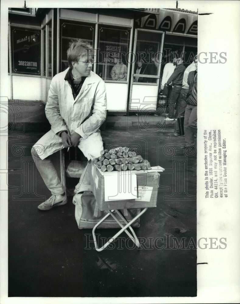 1988 Press Photo Moscow Market, Russia - cvb18735 - Historic Images