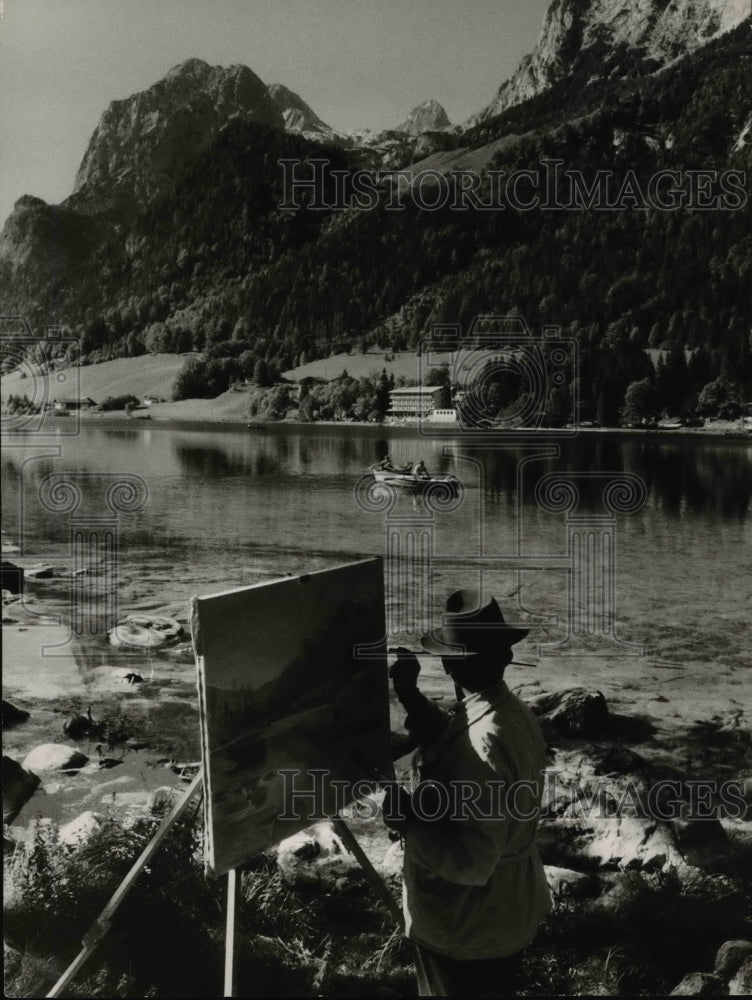 1967 Hinter Lake and Mt Teiteralpe-Historic Images