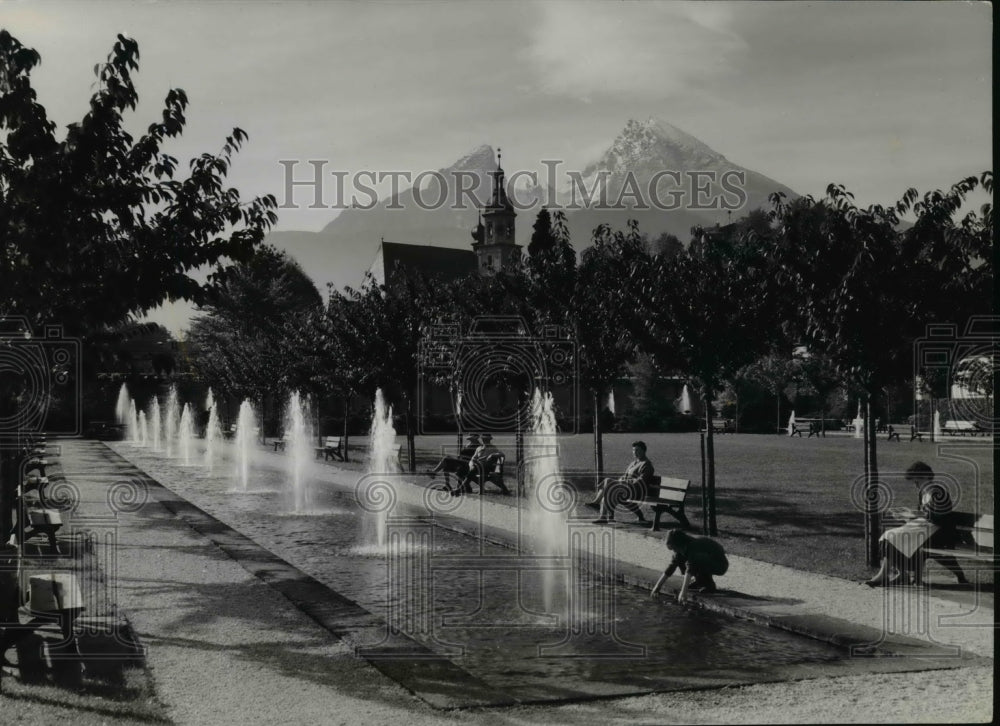 1965, The Spa Park of Berchtesgaden at West Germany - cvb19230 - Historic Images