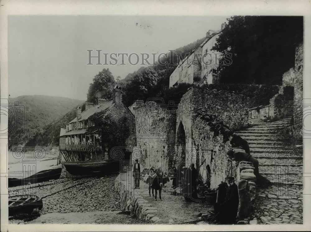 1930, The picturesque village of Clevelly, England - cvb19309 - Historic Images