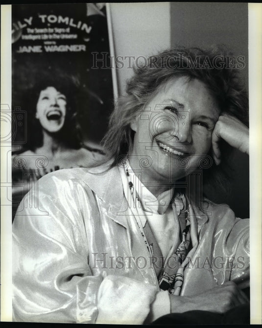 1985 Press Photo Jane Wagner author & director The Search of Intelligent Life - Historic Images
