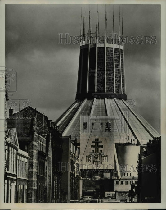 1979 Press Photo Liverpool's new Space Age Cathedral in England. - cvb19554 - Historic Images