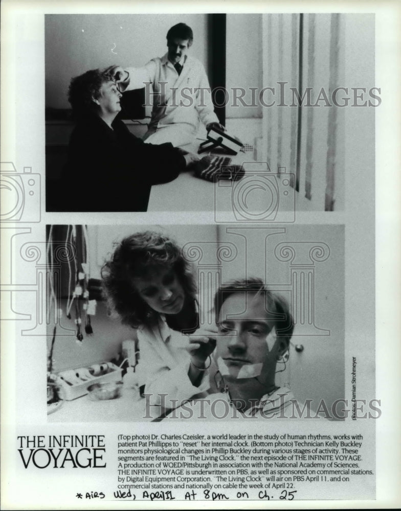 Press Photo The Infinite Voyage features The Living Clock - cvb19638 - Historic Images