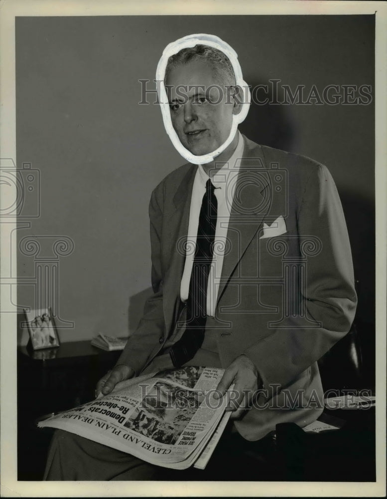 1956 Wright Bryan, Editor of The Plain Dealer-Historic Images