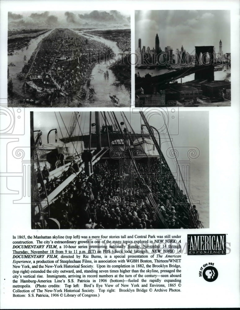 2000 Press Photo New York: A Documentary Film - Historic Images