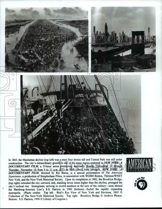 2000 Press Photo New York: A Documentary Film - Historic Images