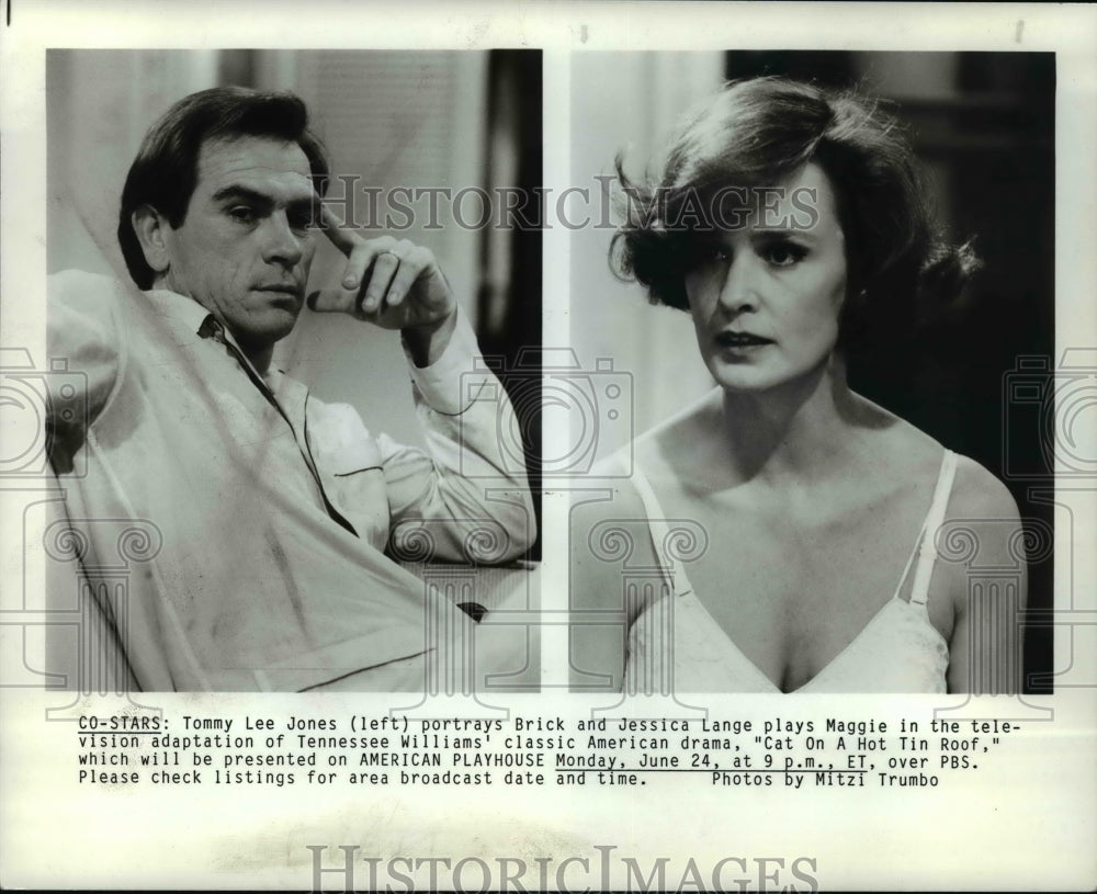 1985 Press Photo From the Movie &quot;Cat on a Hot Tin Roof&quot; - cvb19766 - Historic Images