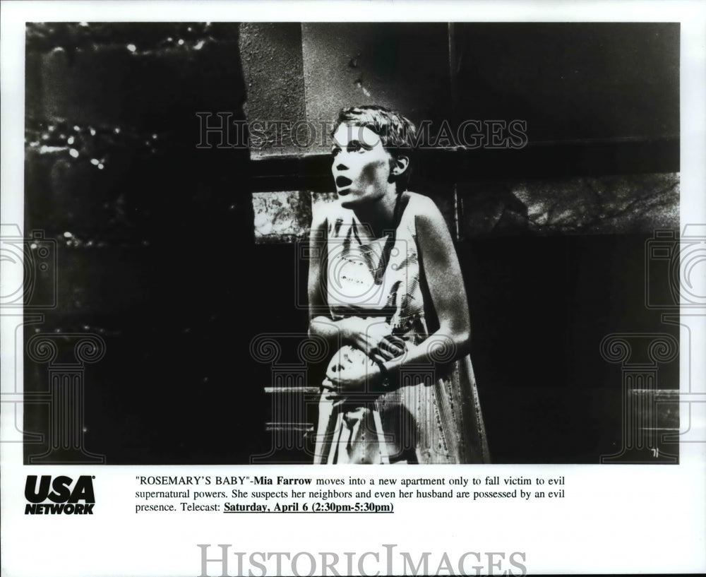 1996 Press Photo "Rosemary's Baby" with Mia Farrow - cvb19794 - Historic Images