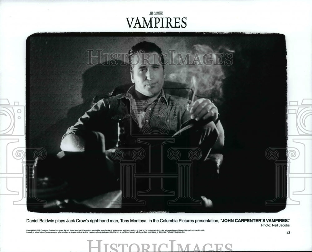 1998 Press Photo Daniel Baldwin In John Carpenter's Vampires - cvb19826 - Historic Images