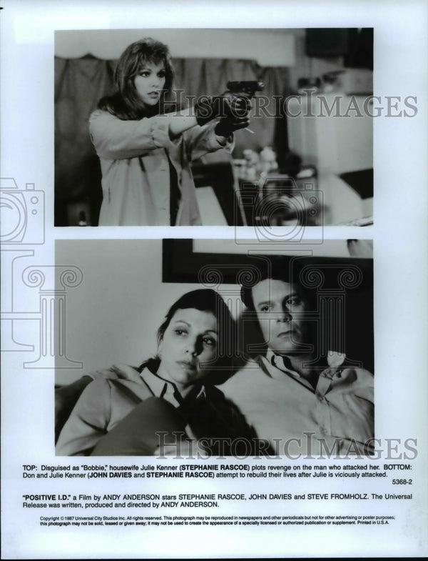 1986 Press Photo Stephanie Rascoe & John Daives in Positive ID - cvb19 ...