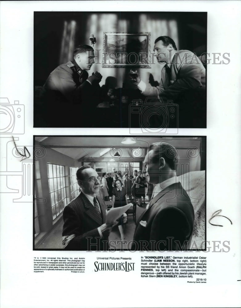 Press Photo Schindler&#39;s List the movie - cvb19871 - Historic Images