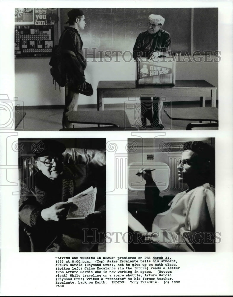 1993 Press Photo "LIVING AND WORKING IN SPACE" premiers on PBS - cvb19958 - Historic Images