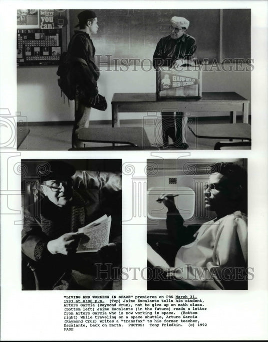 1993 Press Photo "LIVING AND WORKING IN SPACE" premiers on PBS - cvb19958 - Historic Images
