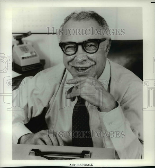 1984 Press Photo Art Buchwald - cvb19971 - Historic Images