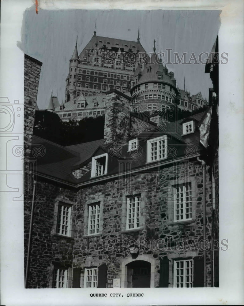 1981 Press Photo Partial view of Quebec City in Quebec Canada - cvb19984 - Historic Images