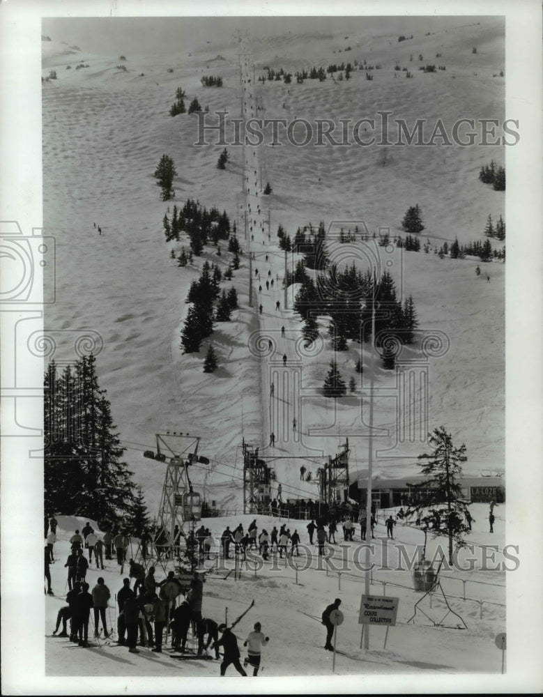 1972 Press Photo Courcheval in French Alps - cvb19989 - Historic Images