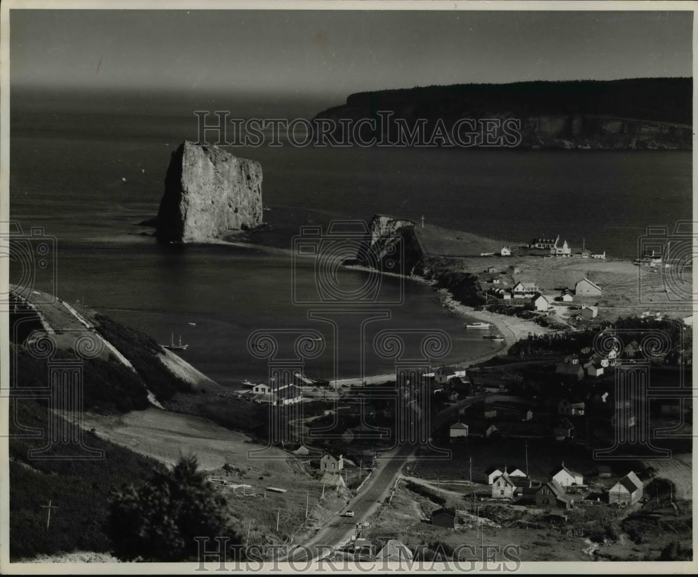 1963 Press Photo Gaspe Peninsula in Canada juts into the Gull of St. Lawrence-Historic Images