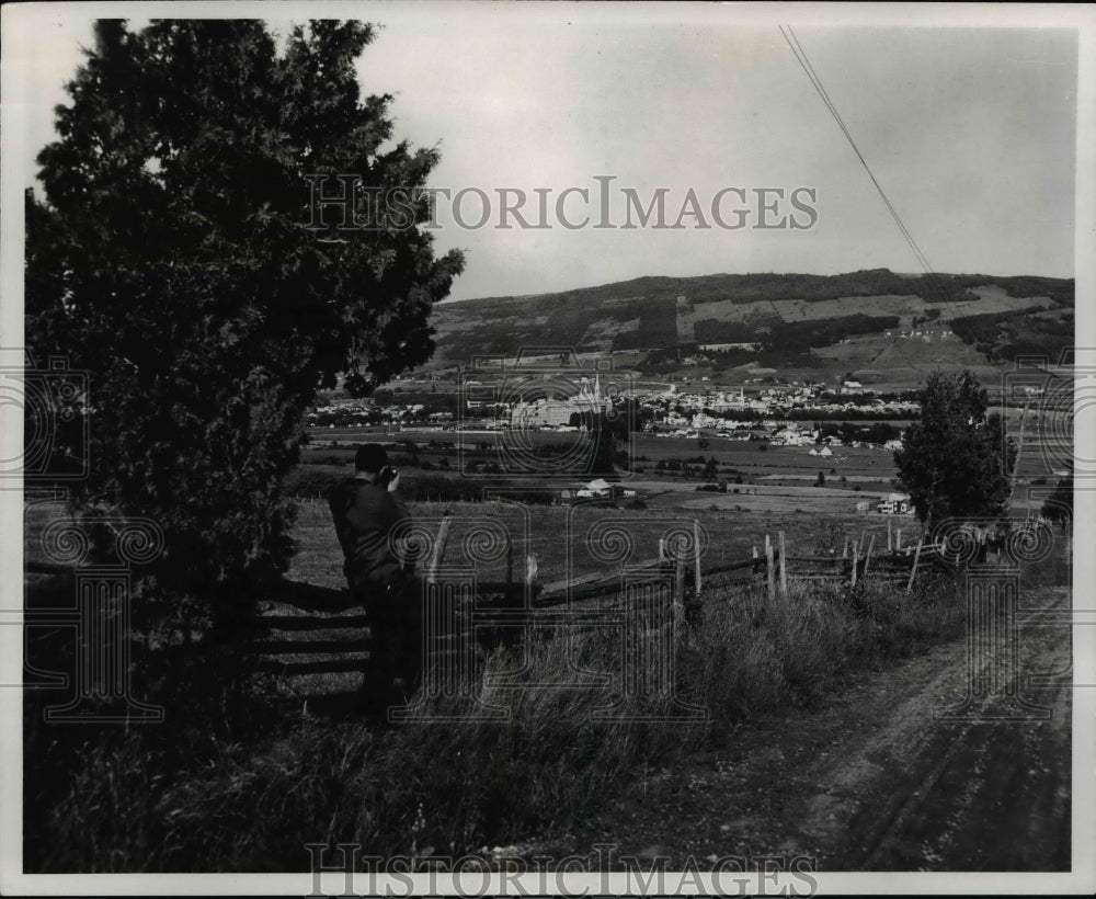 1970 The little town of Baie Saint-Paul in Quebec City, Canada-Historic Images