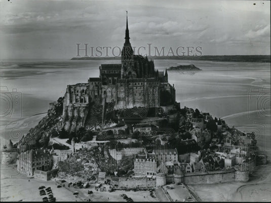 1966 Abbey of Mont. St. Michel, France-Historic Images