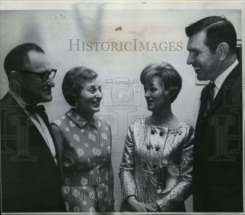 1969 L-R; Mr &amp; Mrs. Saul G. Stillaman and Mr &amp; Mrs Robert E. Hughes-Historic Images