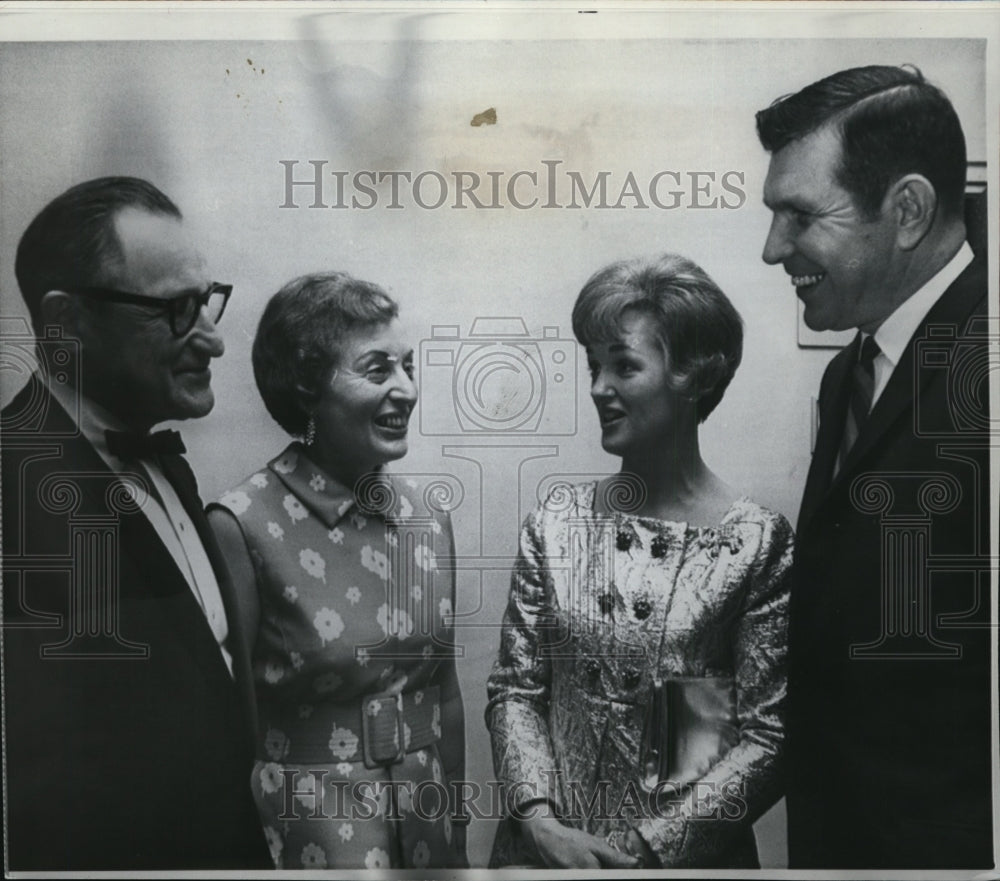 1969 L-R; Mr & Mrs. Saul G. Stillaman and Mr & Mrs Robert E. Hughes-Historic Images