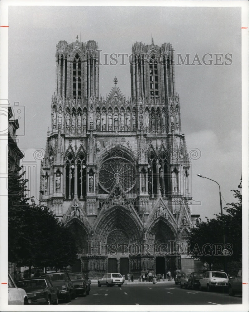 1978 Press Photo Cathedral-Reims France - cvb20329 - Historic Images