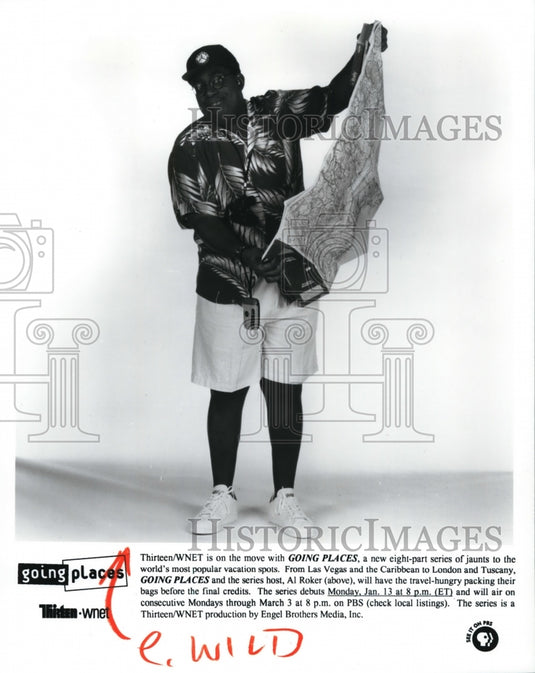Press Photo Al Rocker host of "Going Places." - cvb20720 - Historic Images