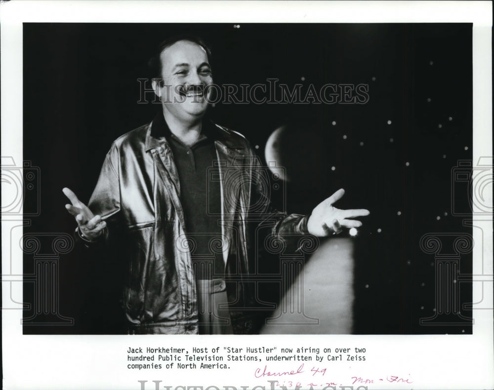 Press Photo Jack Horkheimer, Host of &quot;Star Hustler&quot; - cvb20837 - Historic Images