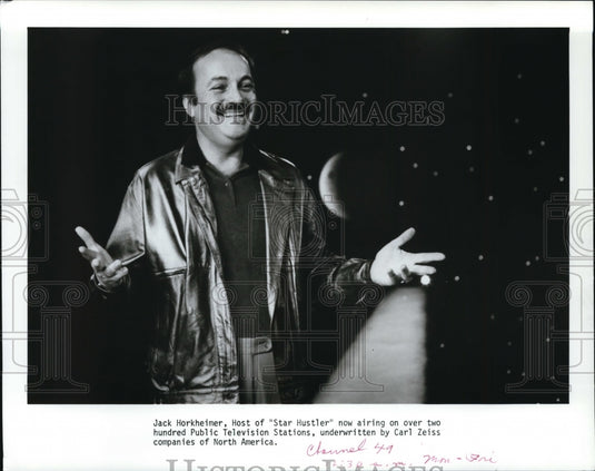 Press Photo Jack Horkheimer, Host of "Star Hustler" - cvb20837 - Historic Images