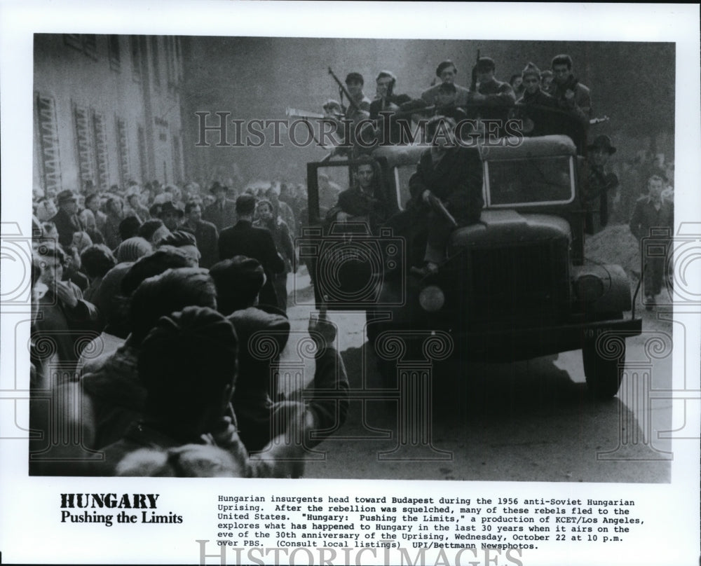 Press Photo 1956 anti Soviet Hungarian Uprising - cvb20841 - Historic Images