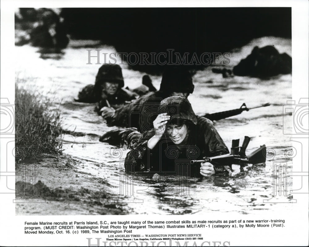 1989 Press Photo United States Marines - cvb20899 - Historic Images