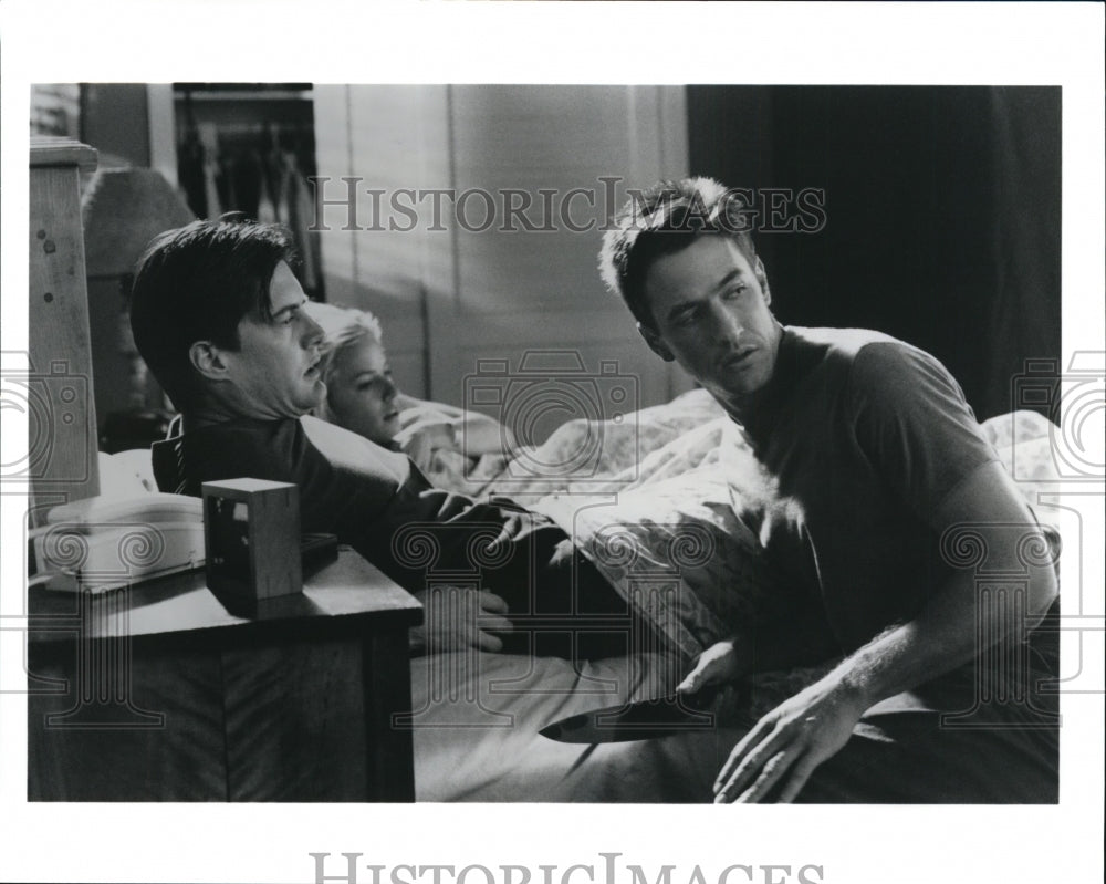 Press Photo L-R; Kyle MacLachlan, Elisabeth Shue and Dermot Mulroney - Historic Images