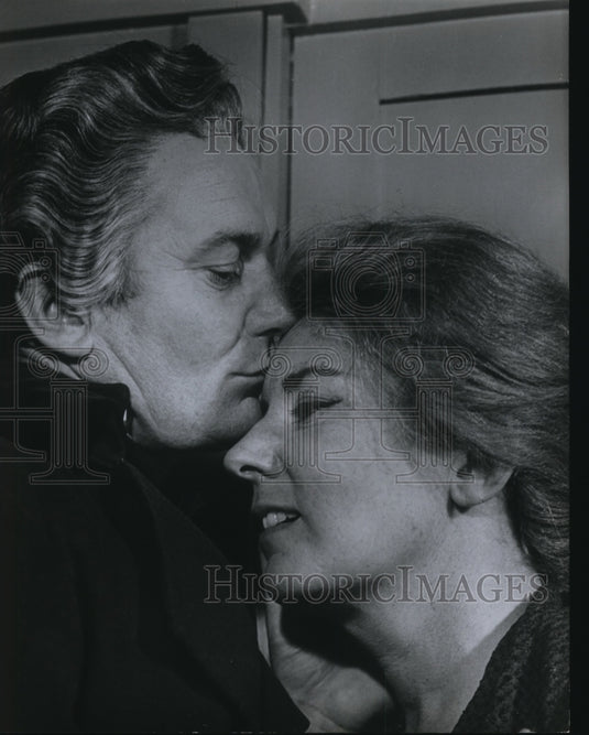 1967 Priscilla Morrill & Denholm Elliot in A Touch of the Poet-Historic Images