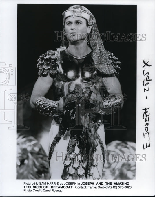 1996 Press Photo Joseph And The Amazing Technicolor Dreamcoat - cvb21019 - Historic Images