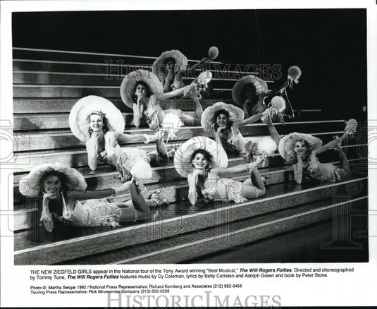 1994 Press Photo The New Ziegfeld Girls in The Will Rogers Follies - cvb21122 - Historic Images