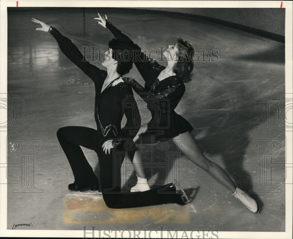 1986 Press Photo Ice Skating - cvb21175 - Historic Images