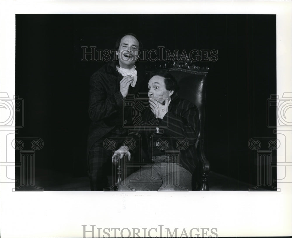 1978 Press Photo Tim Clark, Gordon Leigh Petitt Cleveland Opera Theater Ensemble - Historic Images