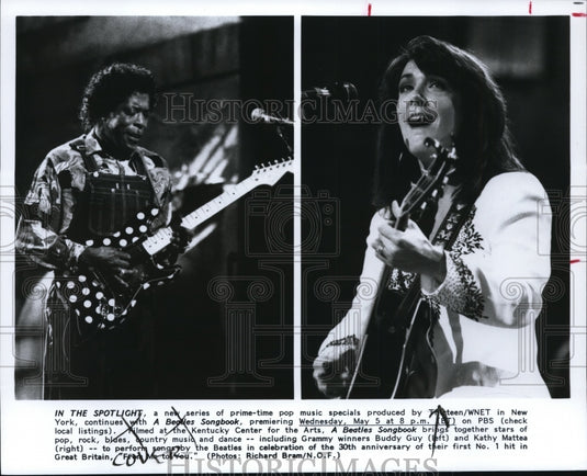 1993 Press Photo Thirteen/WNET in New York, "A Beatles Songbook." - cvb21212 - Historic Images