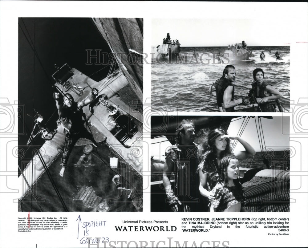 Press Photo Waterworld movie - cvb21395 - Historic Images