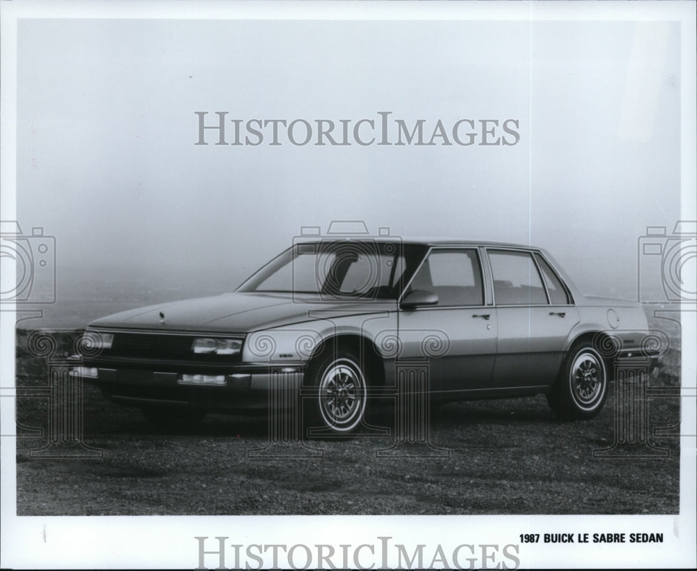 Press Photo 1987 Buick Le Sabre Sedan - cvb21418 - Historic Images