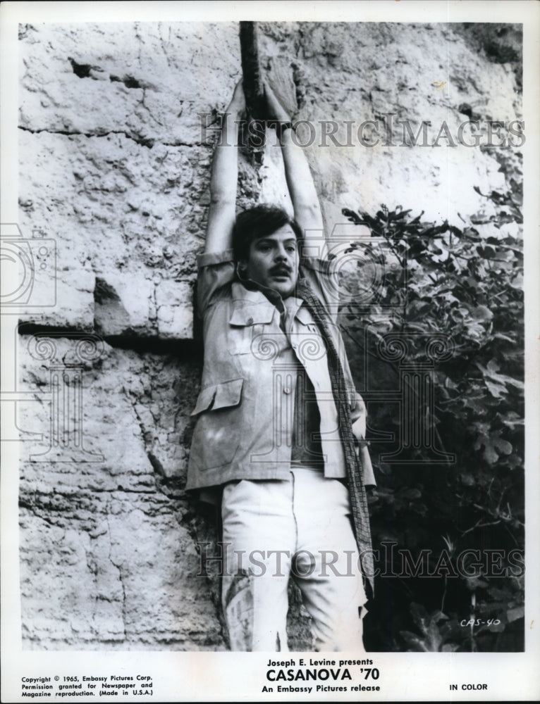 1965 Press Photo Marcello Mastroianni-Casanova 70 - cvb21482 - Historic Images