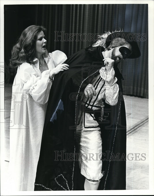 1983 Press Photo Maureen Fahey as Donna Anna in Mozart's Don Giovanni. - Historic Images