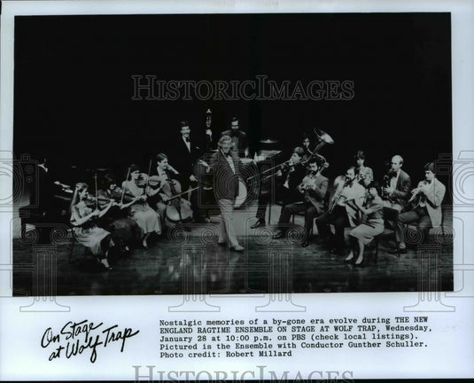 Press Photo Ensemble with Conductor Gunther Schuller - cvb21620 - Historic Images