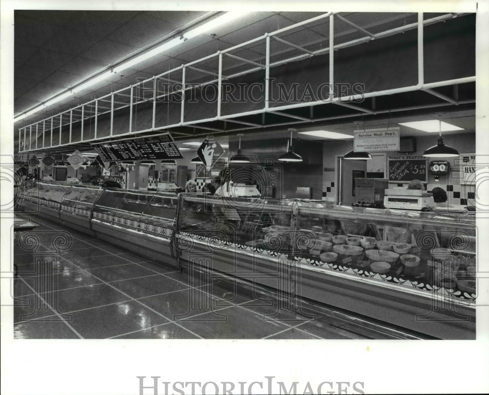 1987 Press Photo Custom pantry, food to go and custom meats-Giant Eagle Supermar - Historic Images
