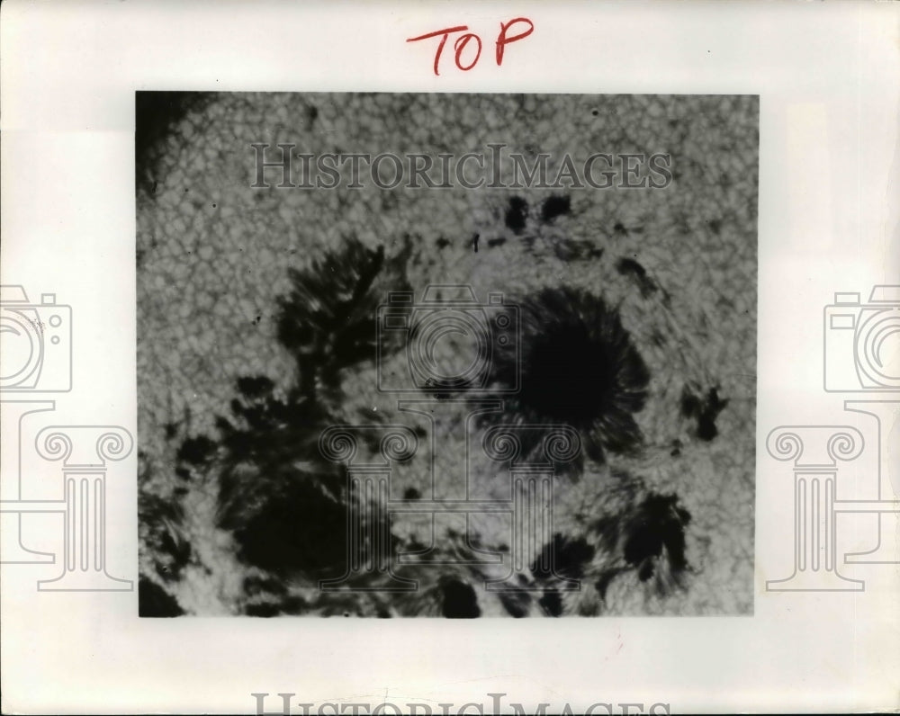 1962 Sun Spots-Historic Images