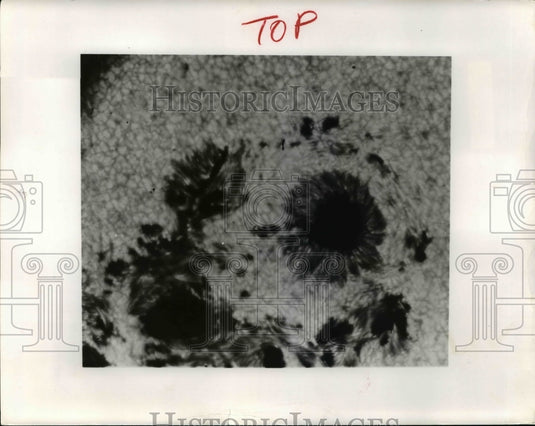 1962 Sun Spots-Historic Images