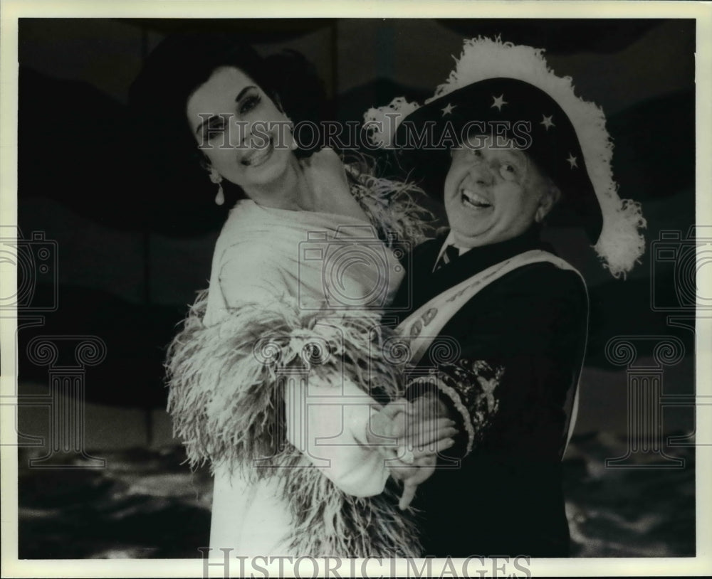 1995 Press Photo Sugar Babies play-Mickey Rooney and Ann Miller - cvb21739 - Historic Images